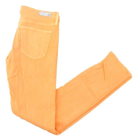 ADRIANO GOLDSCHMIED Women's The Legging Ankle‎ Super Skinny Jeans SIZE 26R Peach - Picture 1 of 10